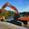 photo  des travaux importants ont été entrepris sur le barrage de sautré pour permettre aux anguilles de remonter la rivière. 