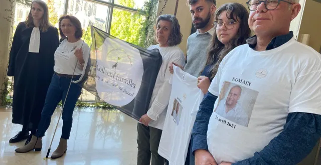 photo  les proches de la victime ont assisté à l’audience, en présence de l’association collectif famille, stop à la mort au travail, basée à nantes (loire-atlantique).  &copy;  ouest-france 