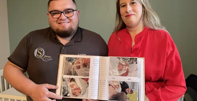 photo  les parents de marceau lui ont préparé un album retraçant, photos et commentaires à l’appui, son parcours de vie marqué par les maladies.  &copy;  ouest-france 