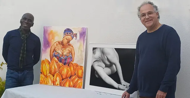 photo  ludovic kouassi et jérôme corba, deux approches esthétiques axées sur la féminité dont les représentations s’inscrivent dans une liberté héritée d’une tradition humaniste.  &copy;  ouest-france 