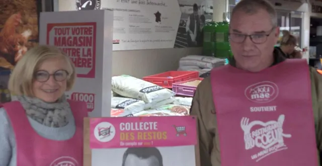 photo  les bénévoles lors de la collecte au magasin intermarché.  &copy;  ouest-france 