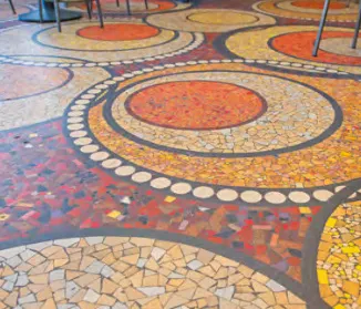 Sol du Café Le Pascal, aujourd’hui Le Madeleine.