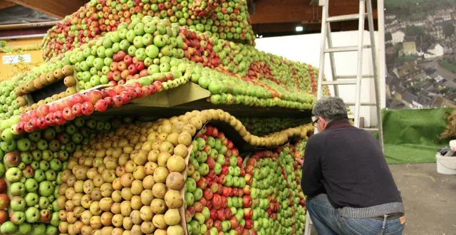 photo  en 2024, la foire de la pomme avait célébré l’anniversaire du débarquement.  &copy;  ouest-france 