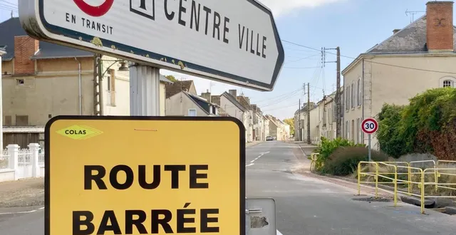 photo  les commerces restent ouverts pendant les travaux  &copy;  le maine libre 