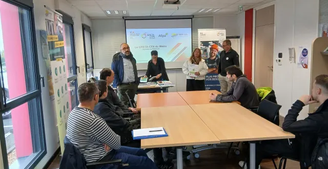 photo  demandeurs d’emploi et organismes de formation du bâtiment se sont rencontrés à france travail.  &copy;  le maine libre 