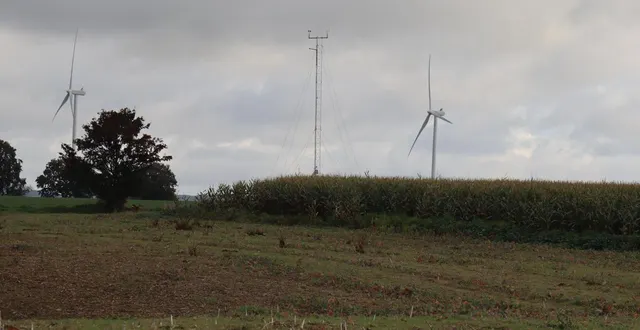 photo  les promoteurs éoliens elicio et neoen souhaitent pouvoir installer des mâts de mesure à loucé et à goulet (monts-sur-orne). (photo d’illustration)  &copy;  ouest-france 
