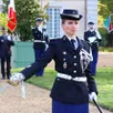 photo  la chef d’escadron cosima faul a pris officiellement le commandement de la compagnie de gendarmerie de la flèche lors d’une cérémonie ce mercredi 15 octobre 2025, au château de malicorne-sur-sarthe. 