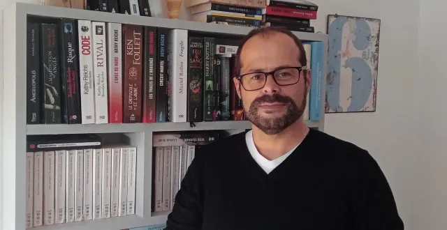 photo  nicolas bouchereau, président de livres en fête 72.  &copy;  le maine libre 