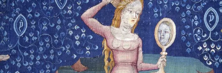 photo enquête sur les fragments retrouvés de la tapisserie de l’apocalypse &copy; antoine ruais / centre des monuments nationaux