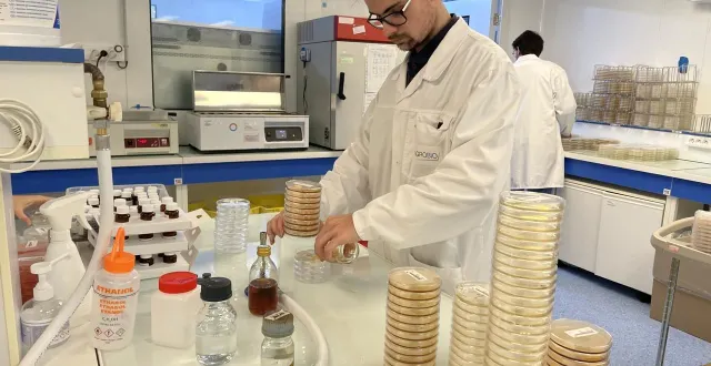 photo  les laborantins du site alençonnais agrobio réalisent 200 000 analyses par an.  &copy;  ouest-france 