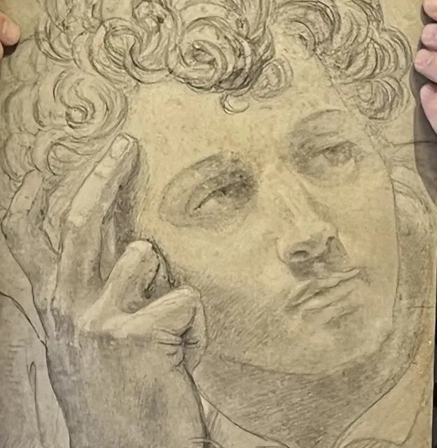 Le dessin est en fait une œuvre de Daniele da Volterra (1509-1566), élève et ami de Michel Ange, reconnu comme un peintre majeur, « grand maître de la Renaissance ». Paul-Marie Musnier photo le dessin est en fait une œuvre de daniele da volterra (1509-1566), élève et ami de michel ange, reconnu comme un peintre majeur, « grand maître de la renaissance ». © paul-marie musnier