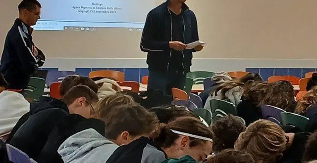 photo  une centaine de collégiens de troisième ont participé à la dictée d’ela.  &copy;  le maine libre 
