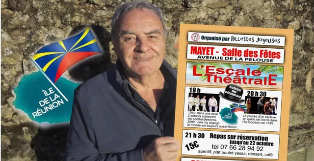 photo  jean-pierre lion présente l’affiche de l’événement.  &copy;  le maine libre 