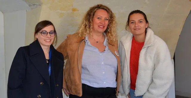 photo  audrey brocherieux, du service des relations humaines de l’entreprise tecalemit aerospace situé à luceau ; élodie michaux, conseillère chez france travail, et lucie grandet, d’artus intérim, basé à monval-sur-loir.  &copy;  ouest-france 