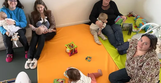 photo  les quatre assistantes maternelles de la forêt des p’tits loups, la mam qui a ouvert ses portes à thorée-les-pins le 1er septembre 2025.  &copy;  ouest-france. 