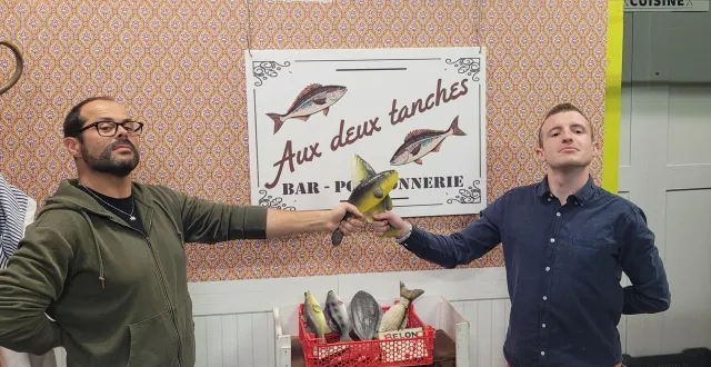 photo  nicolas bouchereau et lucas ferré, auteurs de la nouvelle pièce du théâtre du haut maine.  &copy;  théâtre du haut maine 