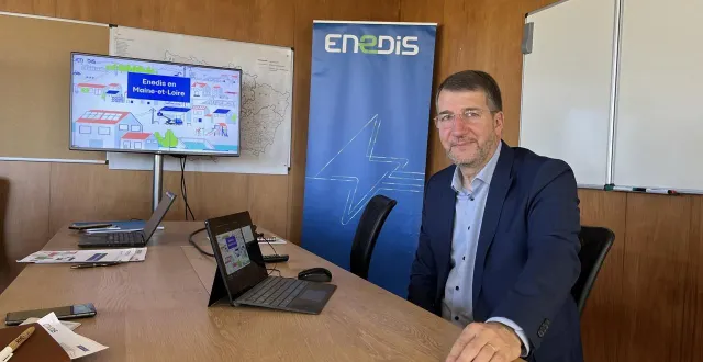 photo  didier corvée, délégué territorial d’enedis en maine-et-loire.  &copy;  co 