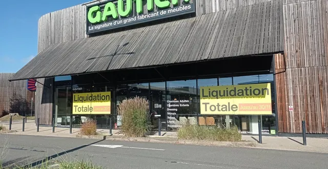 photo  le magasin des meubles gautier du parc manceau, au mans (sarthe) fermera définitivement ses portes samedi 29 novembre 2025.  &copy;  ouest-france 