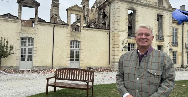 photo  jean-louis charon est le propriétaire du château de médavy, dans l’orne.  &copy;  ouest-france 