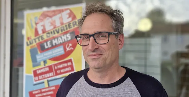 photo  arnaud rabette conduira la liste lutte ouvrière aux élections municipales 2026 au mans.  &copy;  photo : le maine libre 