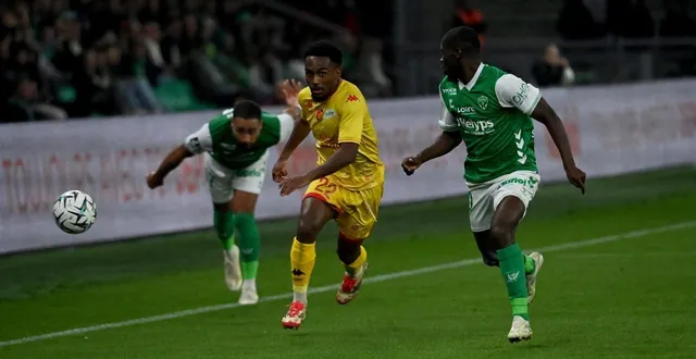 photo  lucas calodas a magnifiquement animé son couloir gauche, avec une passe décisive à la clé pour harhouz sur le but du 3-1.  &copy;  photopqr/le progres/maxppp 