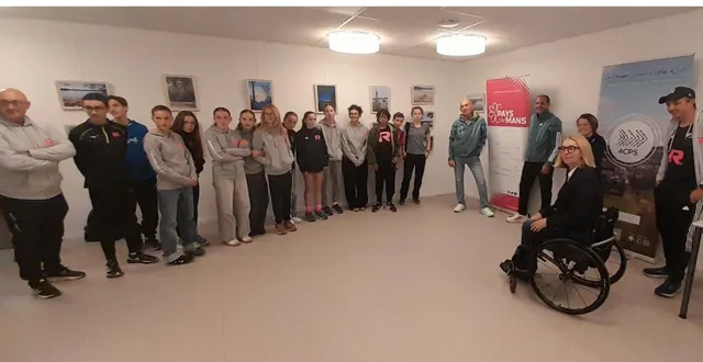 photo  les partenaires du premier stage test.  &copy;  le maine libre 