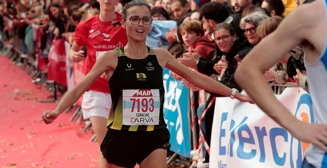 photo  coraline brun n’a pas laissé ses adversaires espérer, sur le 8 km.  &copy;  co – benoit felace 