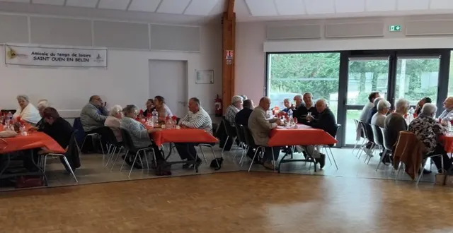 photo  une trentaine de personnes au repas annuel de l’amicale du temps de loisirs de saint-ouen-en-belin  &copy;  le maine libre 