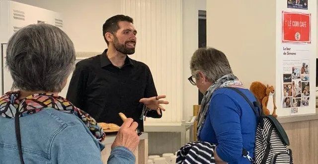 photo  martial le roy, le projectionniste du cinéma de mulsanne.  &copy;  le maine libre 