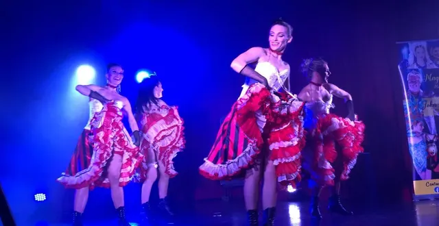 photo  le french cancan a endiablé la soirée.  &copy;  le maine libre 