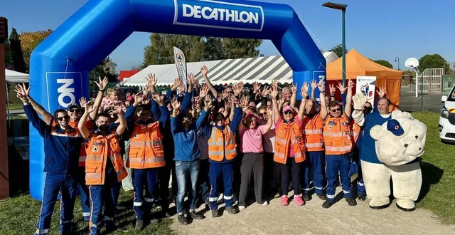 photo  les secouristes et partenaires.  &copy;  protection civile 