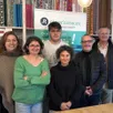 photo  de gauche à droite, nadège dekenuydt, myriam douillard, loukas berg, ewa wozniczko, mickaël jousset, maire de feneu, et jean-louis demois. 