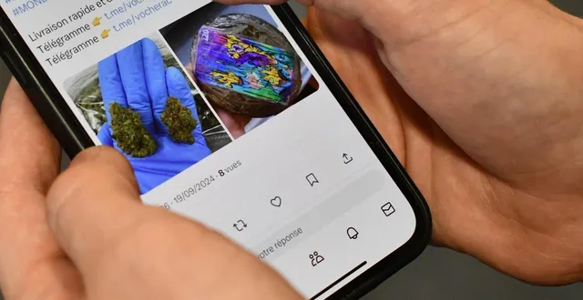 photo  sur telegram, cartel 85 proposait de la cocaïne, du cannabis, de l’ecstasy et des cigarettes de contrebande.  &copy;  ouest-france 