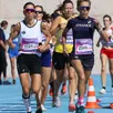 photo  madère (portugal), le 10 octobre 2025. catherine thomas-pesqueux (dossard 2 349) a été sacrée championne d’europe masters sur 10 000 m, en établissant en plus un nouveau record de france. 