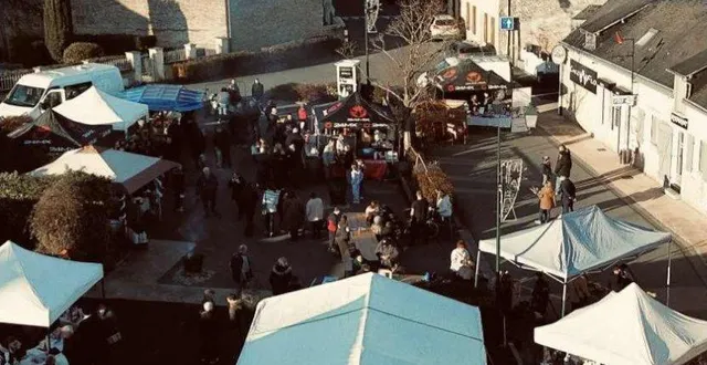 photo  le marché de noël 2024.  &copy;  archives le maine libre 