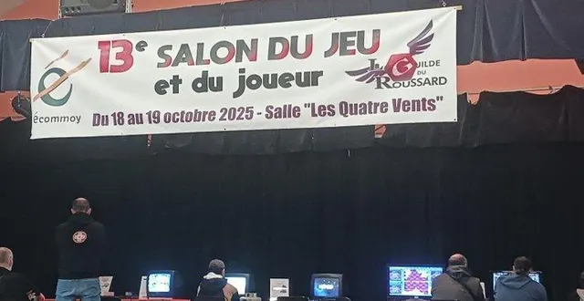 photo  l’espace retro-gaming, qui était mis en avant, a connu un franc succès.  &copy;  ouest-france 