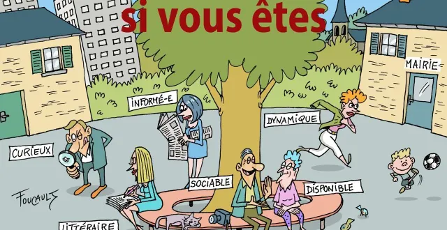 photo  le courrier de l’ouest recherche un ou une correspondante au louroux-béconnais, afin de relater l’actualité de la commune déléguée.  &copy;  dessin michel foucault 