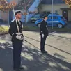 photo la cérémonie de prise de commandement du lieutenant pacholski s’est déroulée samedi matin.
