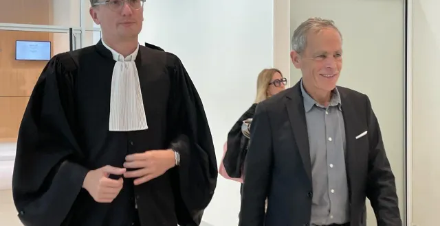 photo  alain pelleray, ancien directeur de cabinet d’alain lambert lors de son procès.  &copy;  archives ouest-france 