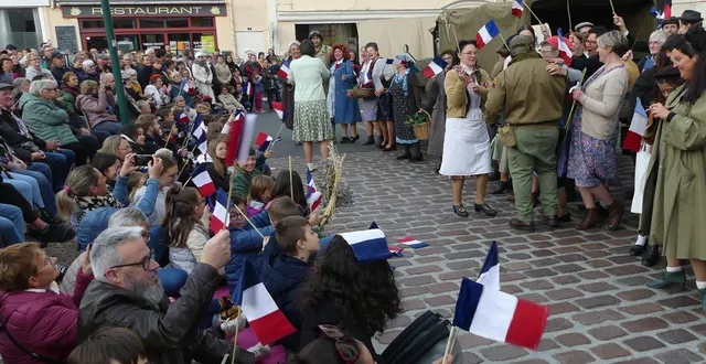photo  « la libération de vibraye », un spectacle de jérôme côme qui a été très apprécié dimanche.  &copy;  le maine libre 