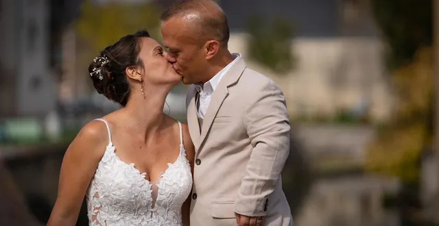 photo  anthony et gaëlle laborde se sont mariés à la ferté-bernard le 27 septembre 2025.  &copy;  johan chambrier 