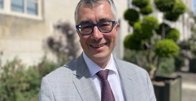 photo  bertrand deniaud ne mâche pas ses mots après la condamnation d’alain pelleray dans l’affaire gde.  &copy;  archives ouest-france 