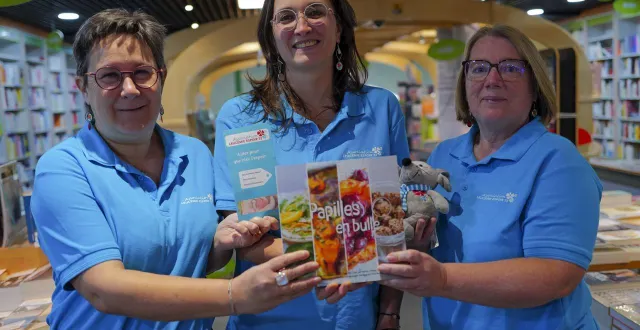 photo  « papilles en bulle » est un livre de recettes de cuisine créé à destination de personnes malades qui subissent une perte d’appétit et qui voient leurs goûts modifiés.  &copy;  le maine libre - denis lambert 