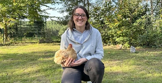 photo  à partir de novembre 2025, pauline doreau lance son activité de médiation animale accompagnée de ses animaux.  &copy;  ouest-france 