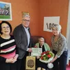 photo  marie hamon avait fêté ses 106 ans, le 24 février 2025, à son domicile aiglon. 