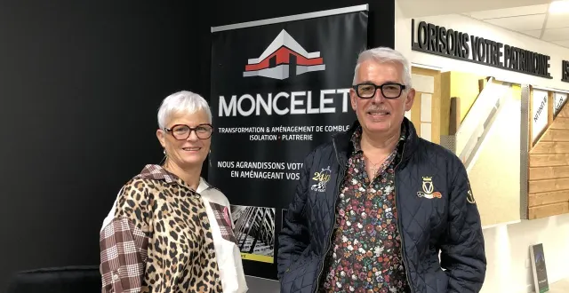 photo  laurence et bruno moncelet viennent de s’installer au 53 a, route de paris, en attendant de prendre leur retraite en mai 2027.  &copy;  le maine libre 