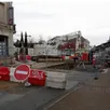 photo  le début des travaux en centre-ville lundi 20 octobre 