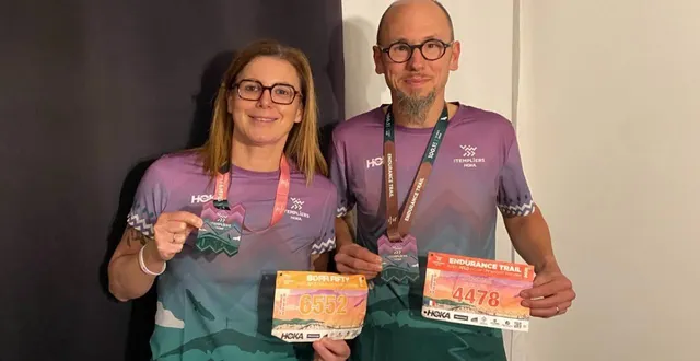 photo  aurore a bouclé son trail en 9 heures, 40 minutes et 13 secondes.  &copy;  dr 