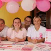 photo de gauche à droite : maryline, julie, honorine et marie-laure, mobilisées pour octobre rose.
