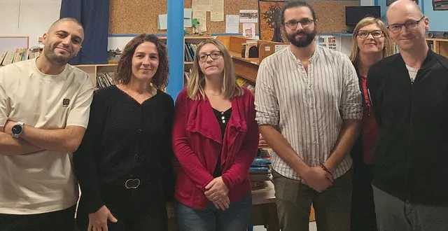 photo  ramzi boulal, gwenaëlle stéfan, maugane blot, guillaume paysant, virginie dagorn et nicolas bezannier.  &copy;  le maine libre 